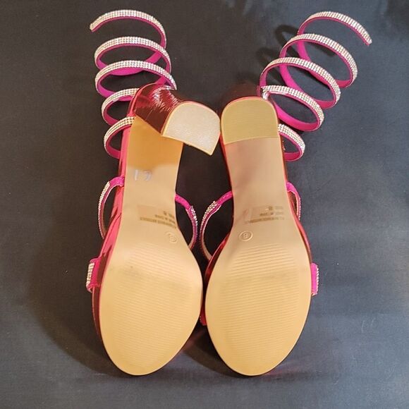 BRAND NEW WILD DIVA LOUNGS RHINESTONES EMBELLISHMENTS SANDAL G1 - Picture 11 of 15